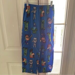 Kids Blue Minecraft Pajama Pants & Minecraft Sword
